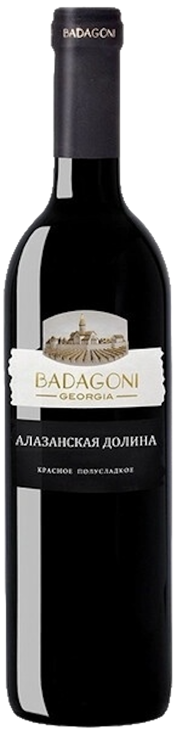 Бадагони Алазанская Долина Полусладкое Красное 0.75&nbsp;л