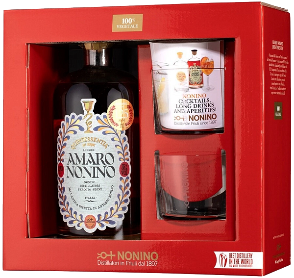 Quintessentia Amaro Nonino (gift box with 2 glasses), 0.7 л в Ханты-Мансийске