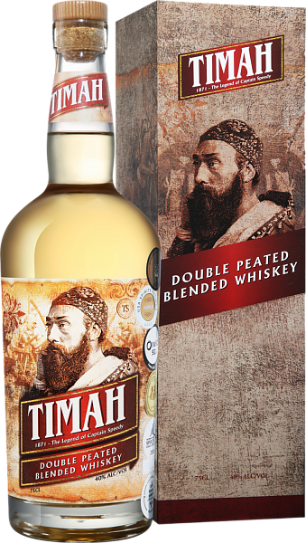 Timah The Double Peat Blended Malt Whisky (Подарочная упаковка), 0.75 л в Ханты-Мансийске
