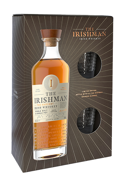 The Irishman The Harvest Blended Irish Whiskey (gift box with 2 glasses), 0.7 л в Ханты-Мансийске