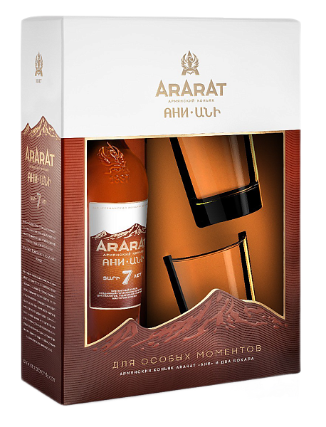 ARARAT Ani 7 y.o.(gift set with 2 glasses), 0.7 л в Ханты-Мансийске